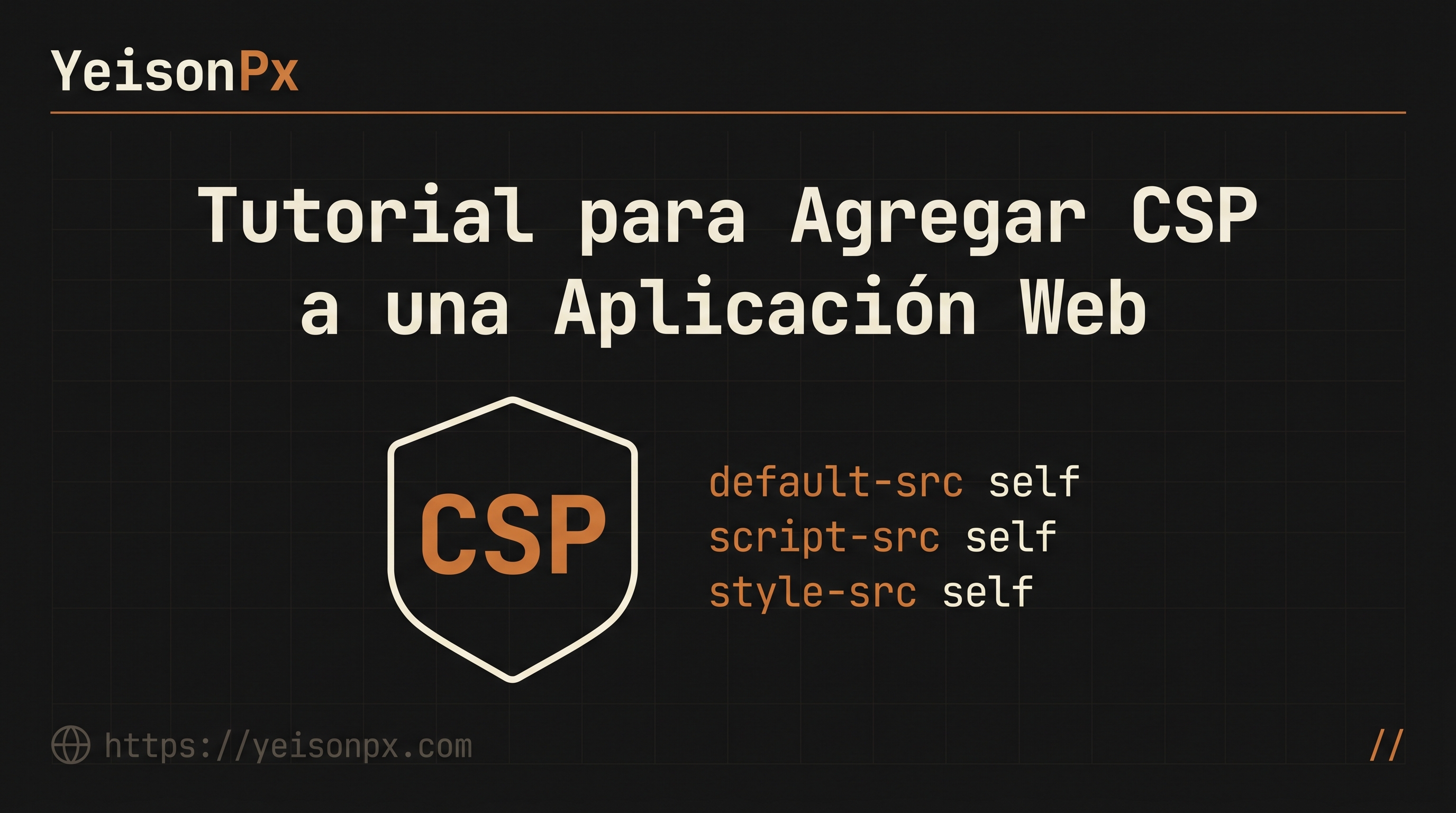 How to Add CSP to a Web Application
